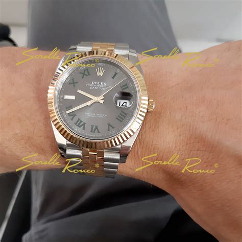 rolex cinturino acciaio oro|Rolex Datejust 41 original diamond dial full set .